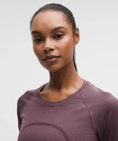 Lululemon Swiftly Tech Long-sleeve Shirt 2.0 In Purple