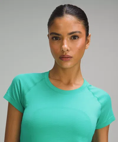 Lululemon Swiftly Tech Short-sleeve Shirt 2.0 In Blue