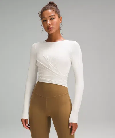 Lululemon Time To Restore Long-sleeve Shirt In White