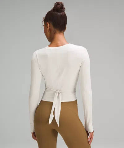 Lululemon Time To Restore Long-sleeve Shirt In White