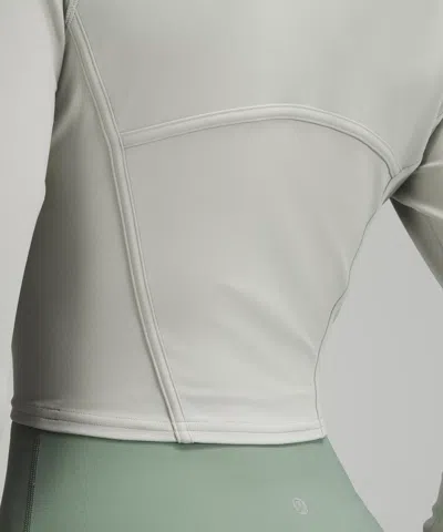 Lululemon Waist-seamed Nulu Long-sleeve Shirt In Green