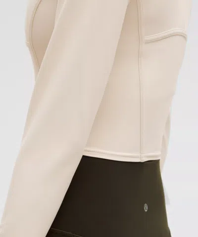 Lululemon Waist-seamed Nulu Long-sleeve Shirt In Neutral