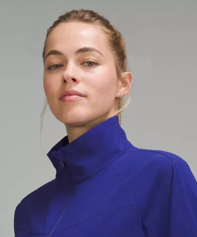 Lululemon Water-repellent Stretch Tennis Jacket In Blue