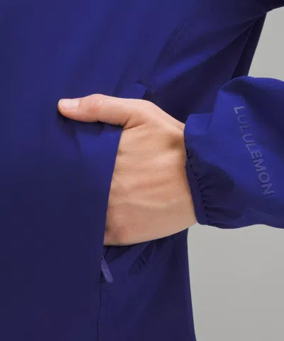 Lululemon Water-repellent Stretch Tennis Jacket In Blue