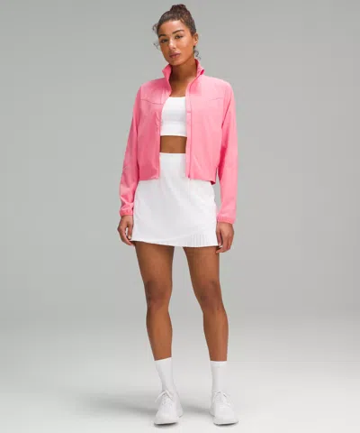 Lululemon Water-repellent Stretch Tennis Jacket In Pink