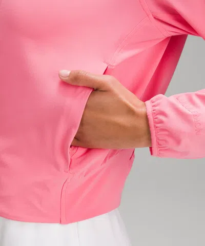 Lululemon Water-repellent Stretch Tennis Jacket In Pink