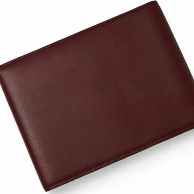 Pre-owned Cartier Bordeaux Leather Wallet (tri-fold) () In Burgundy