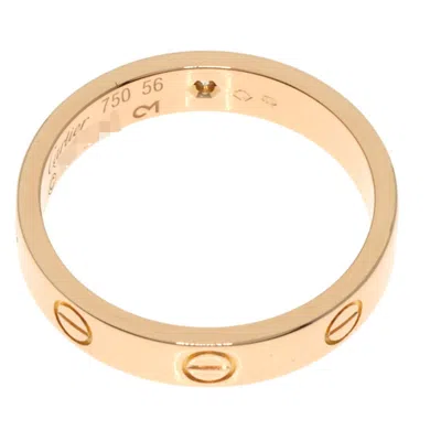 Pre-owned Cartier Pink Gold Pink Gold (18k) Band Ring ()