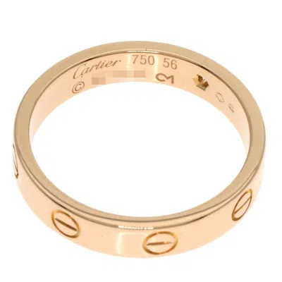 Pre-owned Cartier Pink Gold Pink Gold (18k) Band Ring ()