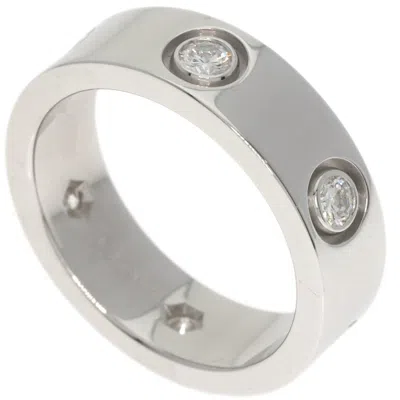 Pre-owned Cartier White Gold White Gold (18k) Band Ring ()