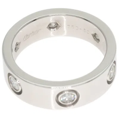 Pre-owned Cartier White Gold White Gold (18k) Band Ring ()