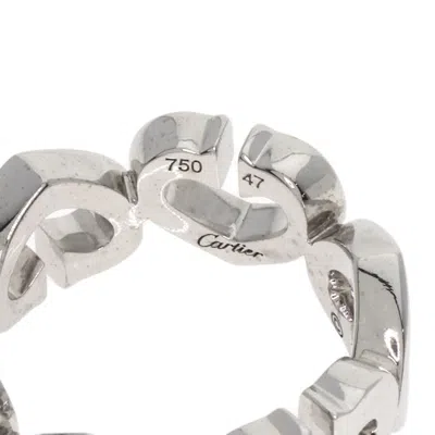Pre-owned Cartier White Gold White Gold (18k) Band Ring ()