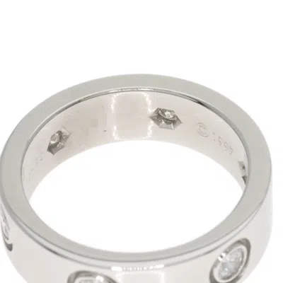 Pre-owned Cartier White Gold White Gold (18k) Band Ring ()