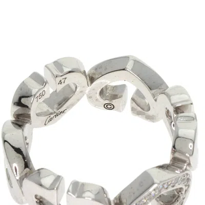 Pre-owned Cartier White Gold White Gold (18k) Band Ring ()