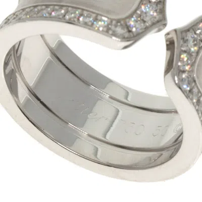 Pre-owned Cartier White Gold White Gold (18k) Band Ring ()