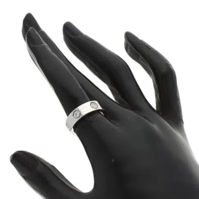 Pre-owned Cartier White Gold White Gold (18k) Band Ring ()