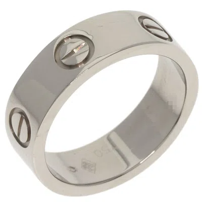 Pre-owned Cartier White Gold White Gold (18k) Band Ring ()