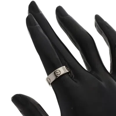 Pre-owned Cartier White Gold White Gold (18k) Band Ring ()