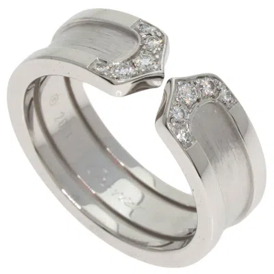 Pre-owned Cartier White Gold White Gold (18k) Band Ring ()