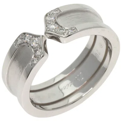 Pre-owned Cartier White Gold White Gold (18k) Band Ring ()
