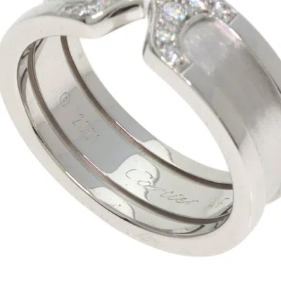 Pre-owned Cartier White Gold White Gold (18k) Band Ring ()