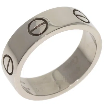 Pre-owned Cartier White Gold White Gold (18k) Band Ring ()