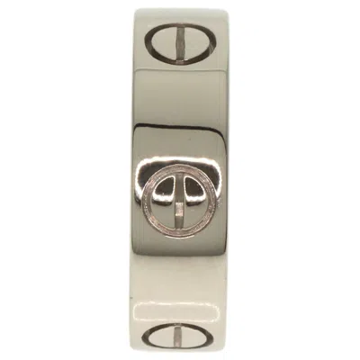 Pre-owned Cartier White Gold White Gold (18k) Band Ring ()