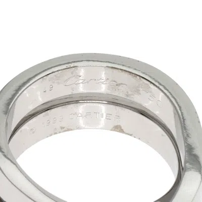 Pre-owned Cartier White Gold White Gold (18k) Band Ring ()