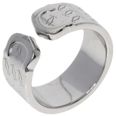 Pre-owned Cartier White Gold White Gold (18k) Band Ring ()