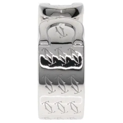 Pre-owned Cartier White Gold White Gold (18k) Band Ring ()