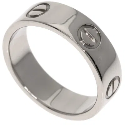 Pre-owned Cartier White Gold White Gold (18k) Band Ring ()