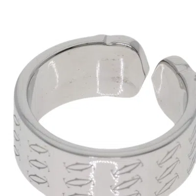 Pre-owned Cartier White Gold White Gold (18k) Band Ring ()