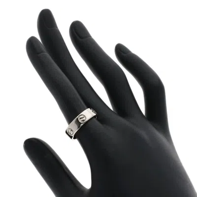 Pre-owned Cartier White Gold White Gold (18k) Band Ring ()