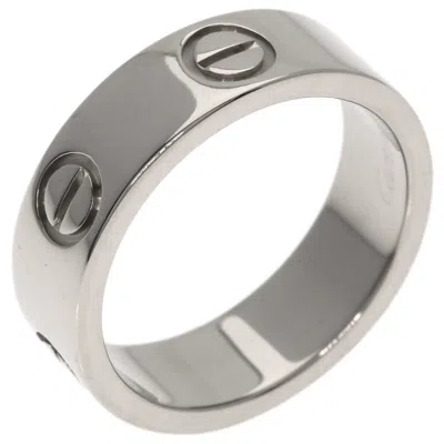 Pre-owned Cartier White Gold White Gold (18k) Band Ring ()