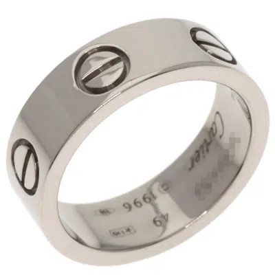 Pre-owned Cartier White Gold White Gold (18k) Band Ring ()