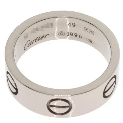 Pre-owned Cartier White Gold White Gold (18k) Band Ring ()
