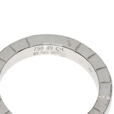 Pre-owned Cartier White Gold White Gold (18k) Band Ring ()