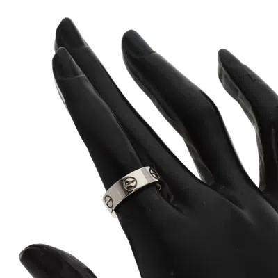 Pre-owned Cartier White Gold White Gold (18k) Band Ring ()