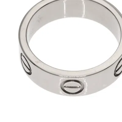 Pre-owned Cartier White Gold White Gold (18k) Band Ring ()