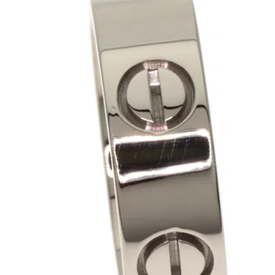 Pre-owned Cartier White Gold White Gold (18k) Band Ring ()