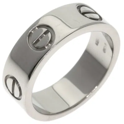 Pre-owned Cartier White Gold White Gold (18k) Band Ring ()