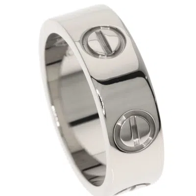 Pre-owned Cartier White Gold White Gold (18k) Band Ring ()