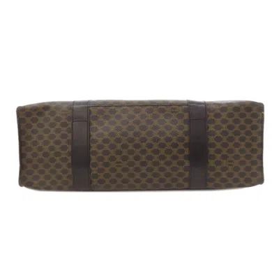 Pre-owned Celine Black Brown Pvc Tote Bag () In Multi