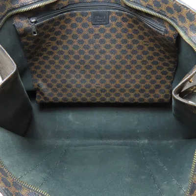 Pre-owned Celine Black Brown Pvc Tote Bag () In Multi