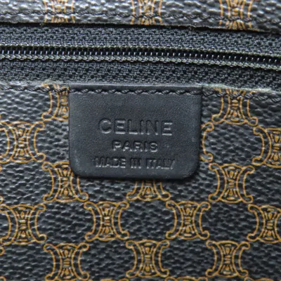 Pre-owned Celine Black Brown Pvc Tote Bag () In Multi