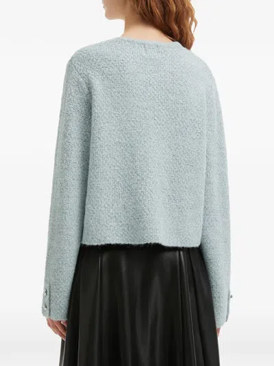 B+ab Pocket Buttoned Cardigan In Blue