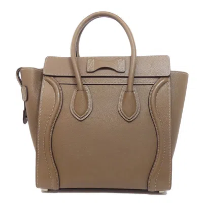 Pre-owned Celine Brown Leather Tote Bag ()