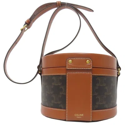 Pre-owned Celine Brown Pvc Leather Shoulder Bag ()