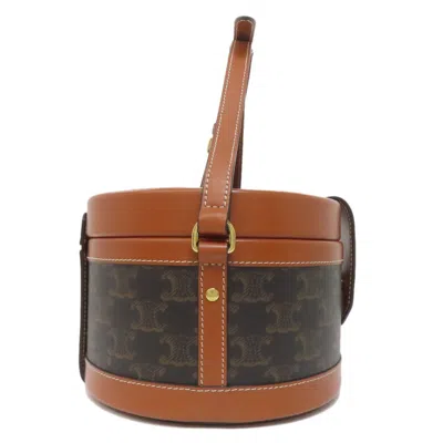 Pre-owned Celine Brown Pvc Leather Shoulder Bag ()