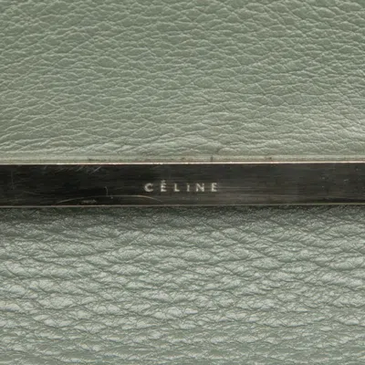 Pre-owned Celine Green Leather Shoulder Bag ()